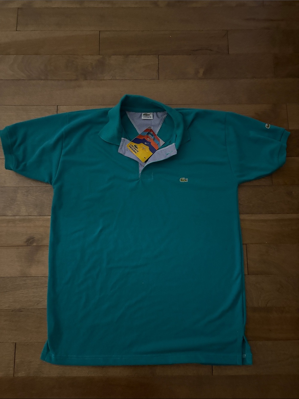 Lacoste Men's Teal Green Polo Shirt